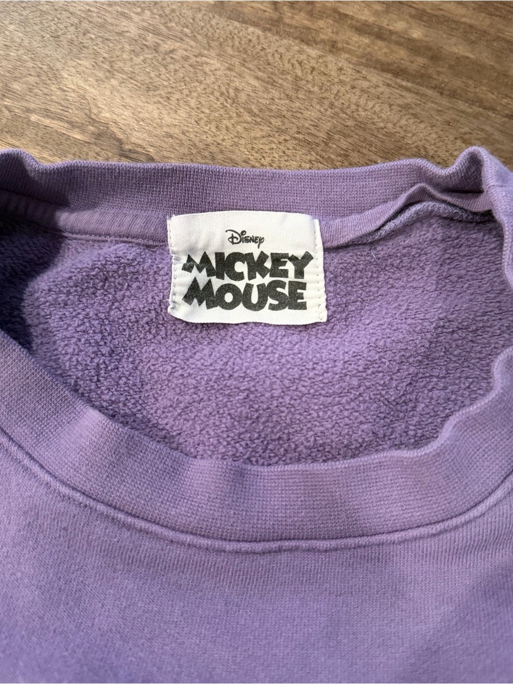 Disney Purple Tie-Dye Mickey Mouse Sweatshirt - Picture 5 of 5